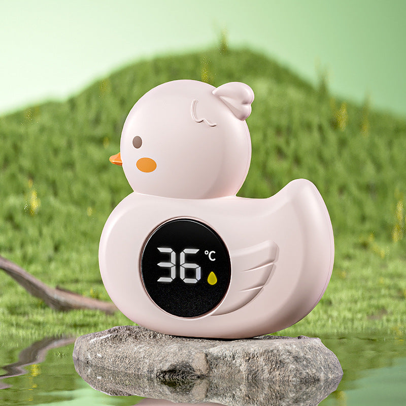 Baby Bath Thermometer – Digital Floating Water Temperature Monitor with 3-Color Alert