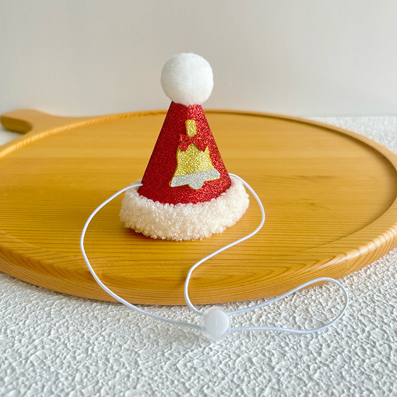 Pet Christmas Hats for Cats and Dogs, Headgear and Woolen Accessories