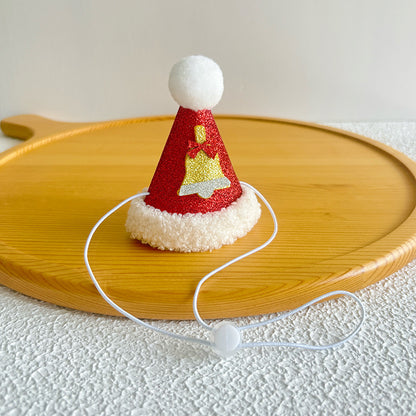 Pet Christmas Hats for Cats and Dogs, Headgear and Woolen Accessories