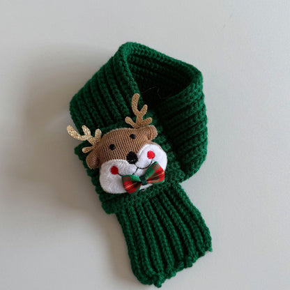 Cat Clothes Scarf Autumn and Winter Decoration Dress up Dog Christmas Cat Kitten Pet Winter Scarf Warm Knitted