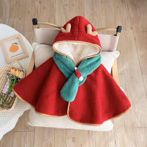 Cute Infant Christmas Cloak – Soft Baby Jumpsuit for Newborns & Toddlers