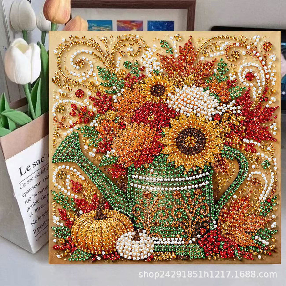 3D Pearl Art DIY Kit – Creative Bead Painting Activity & Wall Decor