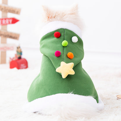 Pet Christmas Cape, Christmas Tree Costume Pet, Pet Lover Christmas Gift
