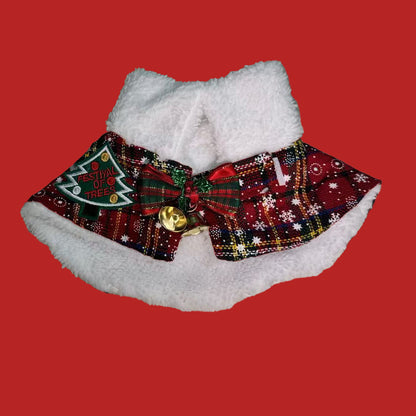 Cat Christmas Cape Dog New Year Shawl Pet Neck Scarf British Shorthair Spring Festival Autumn Winter Clothes Warm