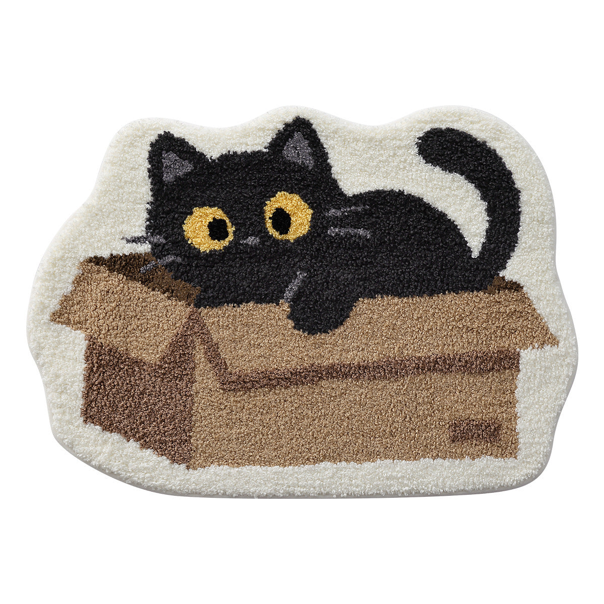 Imitation Cashmere Floor Mat for Home Bathroom Entrance, Soft Absorbent Foot Mat