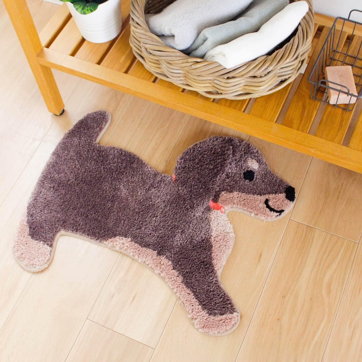 Cute Animal Alien Cashmere Mat Bathroom Toilet Water Absorbent Quick-drying Foot Mat