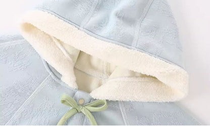 Cute Baby Cloak Outfit – Soft Cozy Jumpsuit for Newborns and Toddlers