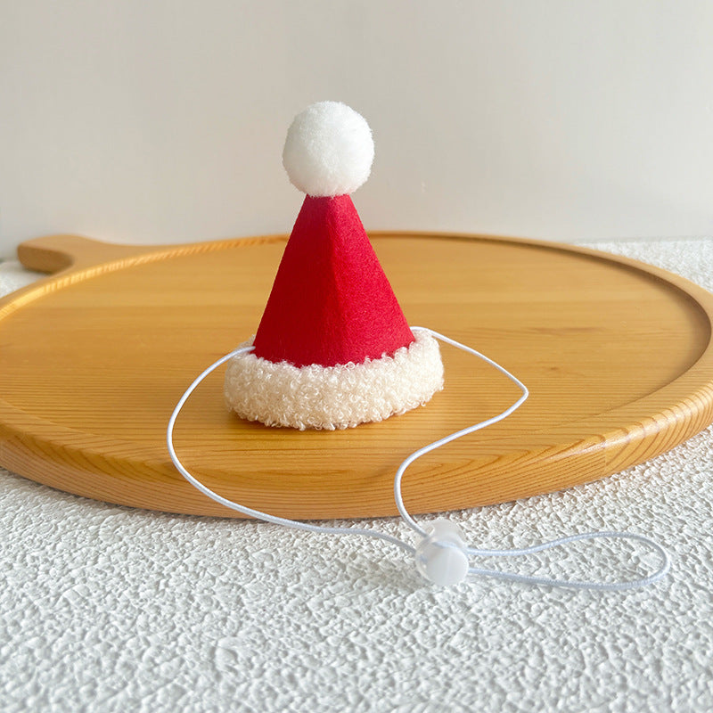 Pet Christmas Hats for Cats and Dogs, Headgear and Woolen Accessories