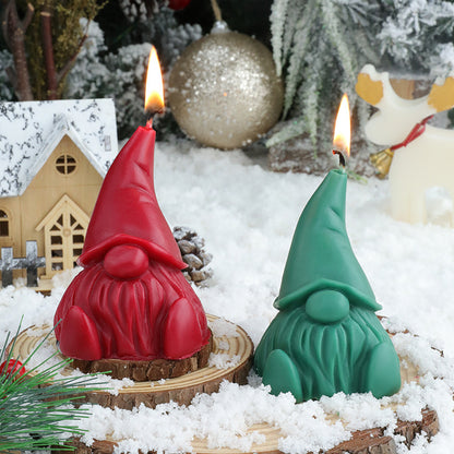 Christmas Scented Candles, Creative Santa Claus Holiday Fragrance-Shaped Candles, Souvenir Decorations