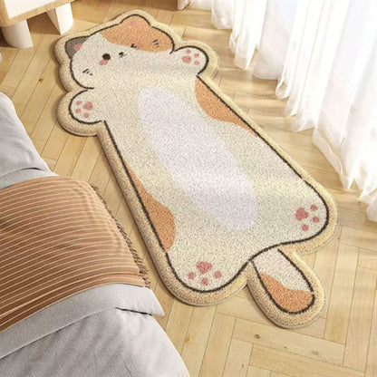 Cat Imitation Cashmere Carpet Bedroom Skin-Friendly Bedside Blanket Bay Window Mat Living Room Carpet