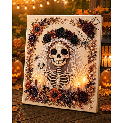 Pearl Painting Handmade DIY Diamond Painting Full Diamond Independence Day Halloween Pearl Decorative Painting