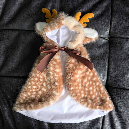 Christmas Costume Shawl Cape Pet Clothes Christmas Halloween Big Dog Christmas Costume Pet Clothing