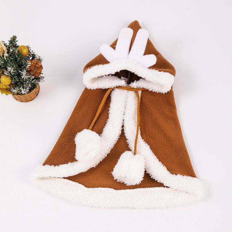 Pet Christmas Cape Suit Dog Clothes Autumn Transformation Dress Cat Pet Clothes