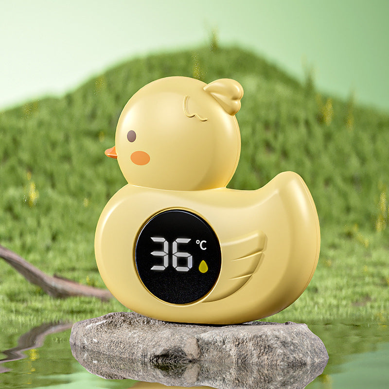 Baby Bath Thermometer – Digital Floating Water Temperature Monitor with 3-Color Alert
