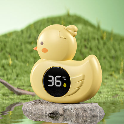 Baby Bath Thermometer – Digital Floating Water Temperature Monitor with 3-Color Alert