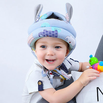 Baby Head Protection Helmet – Pure Cotton Breathable Toddler Safety Hat for Crawling, Walking & Play