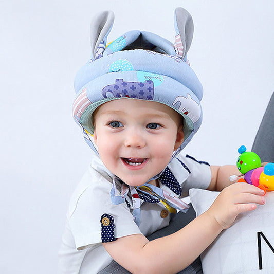 Baby Head Protection Helmet – Pure Cotton Breathable Toddler Safety Hat for Crawling, Walking & Play