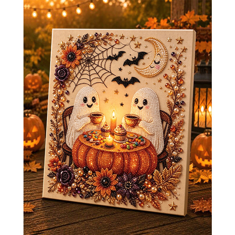 Pearl Painting Handmade DIY Diamond Painting Full Diamond Independence Day Halloween Pearl Decorative Painting