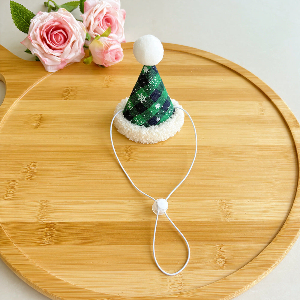 Pet Christmas Hats for Cats and Dogs, Headgear and Woolen Accessories