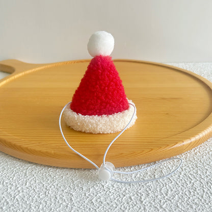 Pet Christmas Hats for Cats and Dogs, Headgear and Woolen Accessories