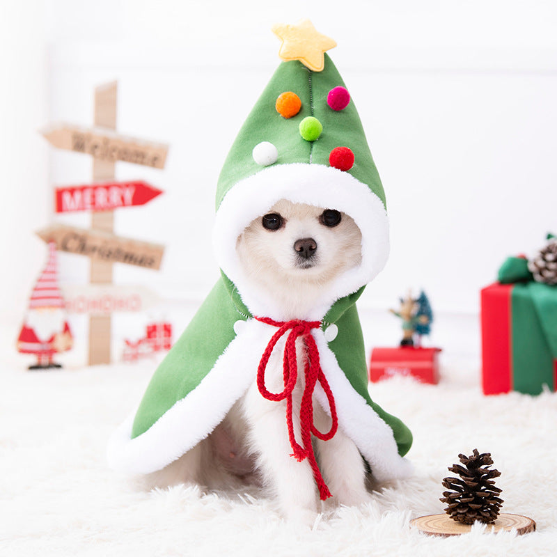 Pet Christmas Cape, Christmas Tree Costume Pet, Pet Lover Christmas Gift