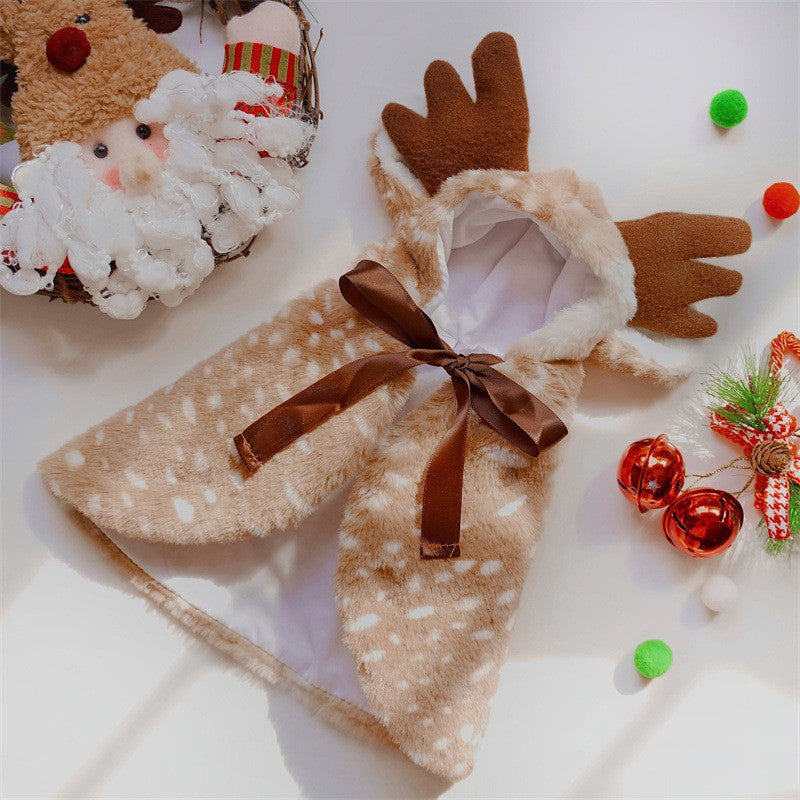 Christmas Pet Cape, Funny Pet Costume Clothing, Cute Small Dog Cat Christmas Cape, Pet Lover Gift