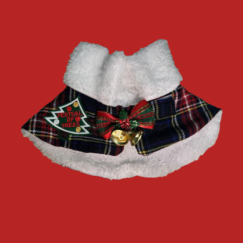 Cat Christmas Cape Dog New Year Shawl Pet Neck Scarf British Shorthair Spring Festival Autumn Winter Clothes Warm