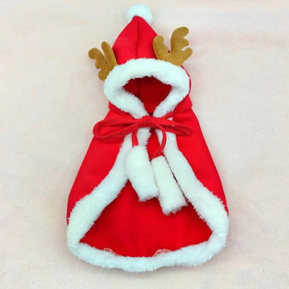 Christmas Costume Shawl Cape Pet Clothes Christmas Halloween Big Dog Christmas Costume Pet Clothing