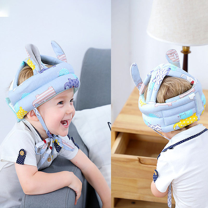 Baby Head Protection Helmet – Pure Cotton Breathable Toddler Safety Hat for Crawling, Walking & Play