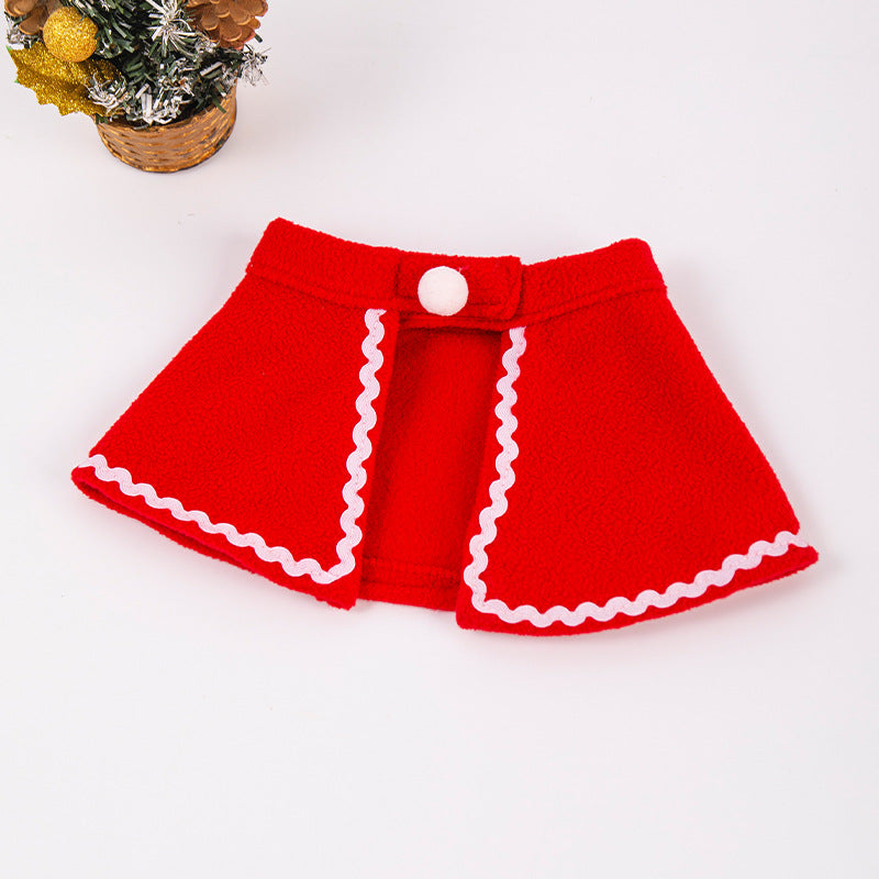 Pet Christmas Cape Suit Dog Clothes Autumn Transformation Dress Cat Pet Clothes
