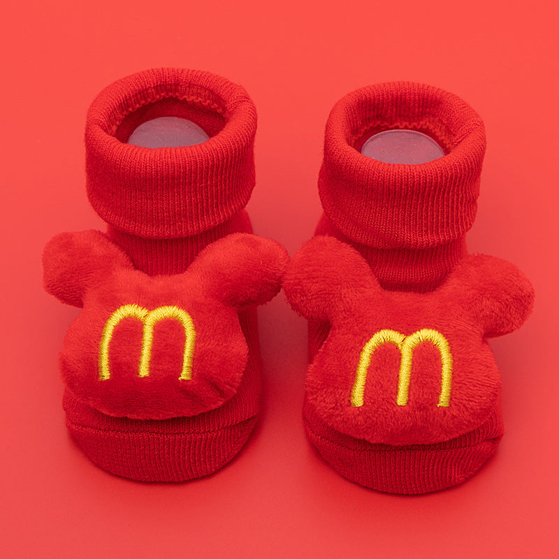 Newborn Baby Socks, Cute Christmas Baby Gift, Baby A-Grade Cotton Sock