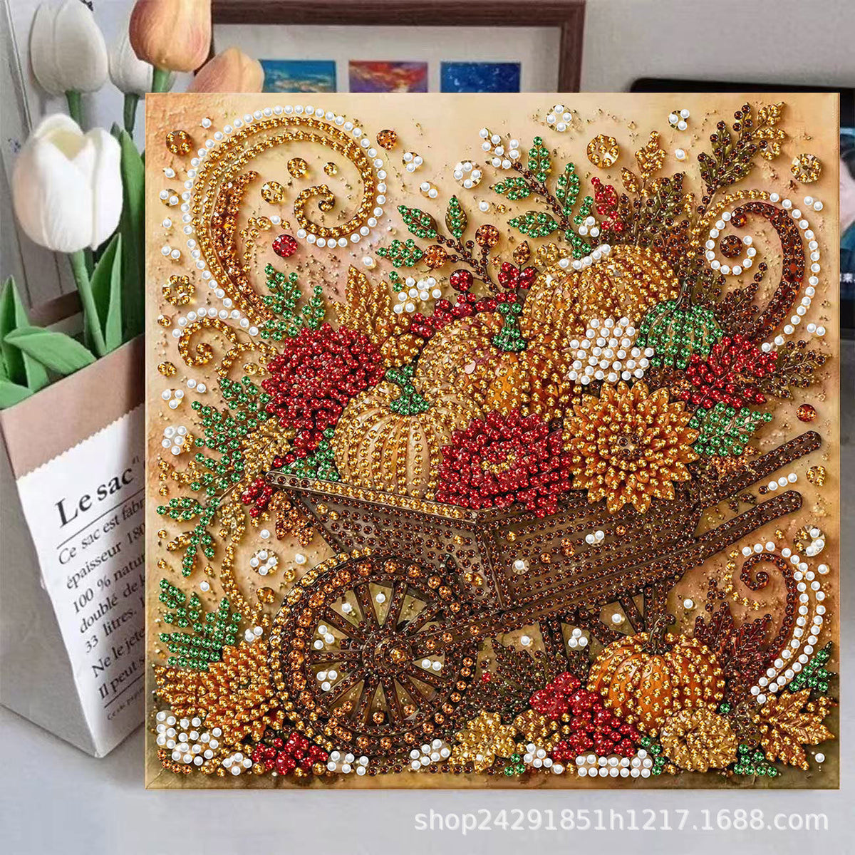 3D Pearl Art DIY Kit – Creative Bead Painting Activity & Wall Decor