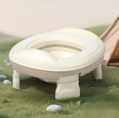 2-in-1 Foldable Toddler Travel Potty – Portable Potty Training Seat with Removable Bowl & Splash Guard