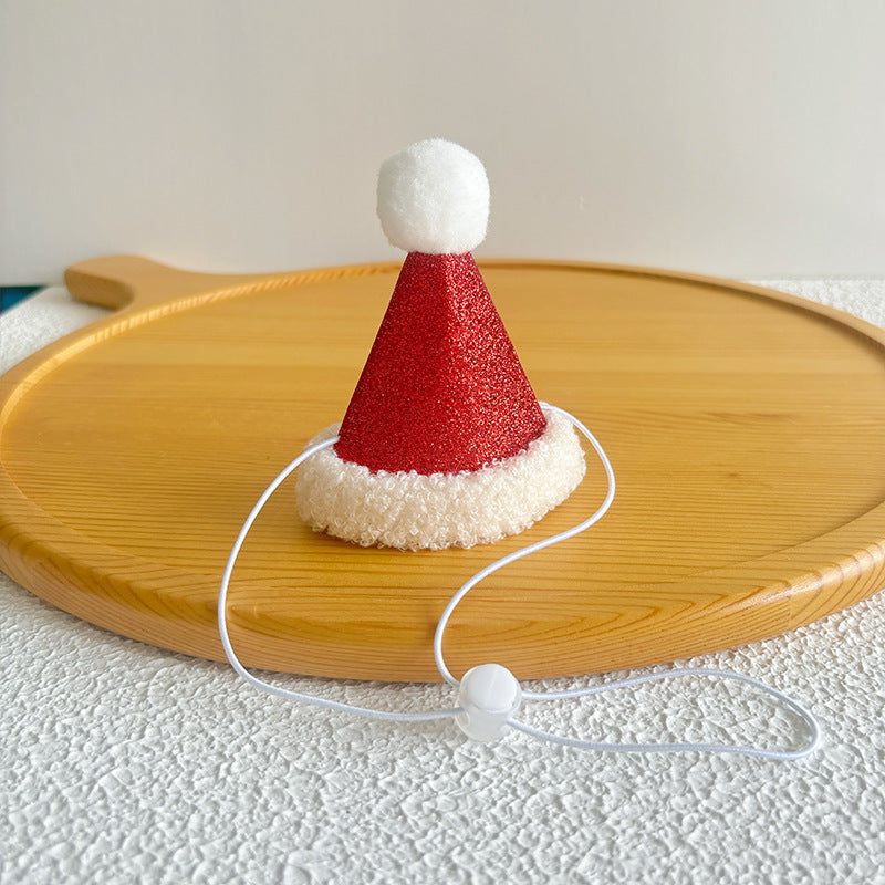 Pet Christmas Hats for Cats and Dogs, Headgear and Woolen Accessories