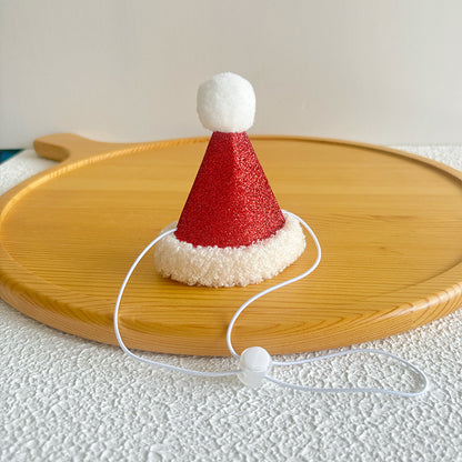 Pet Christmas Hats for Cats and Dogs, Headgear and Woolen Accessories
