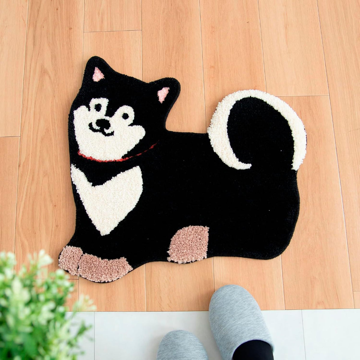 Cute Animal Alien Cashmere Mat Bathroom Toilet Water Absorbent Quick-drying Foot Mat
