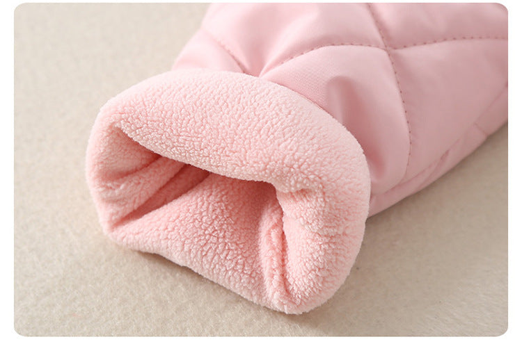 Cute Plush Baby Romper – Adorable Hooded One-Piece Jumpsuit for Little Ones
