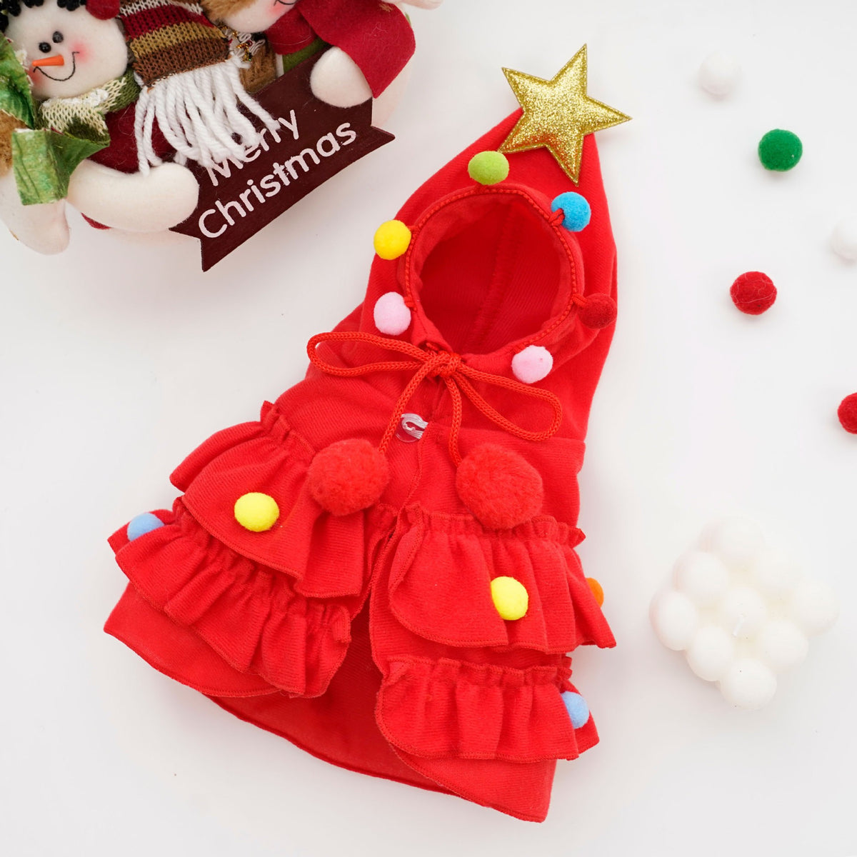 Christmas Pet Cape, Funny Pet Costume Clothing, Cute Small Dog Cat Christmas Cape, Pet Lover Gift