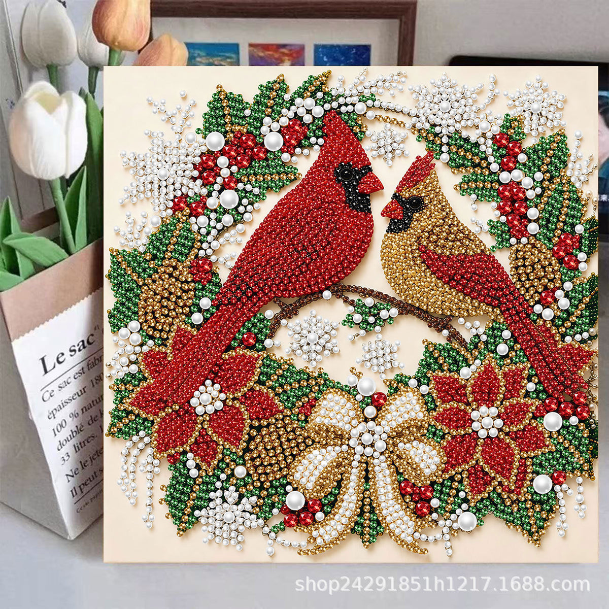 3D Pearl Art DIY Kit – Creative Bead Painting Activity & Wall Decor
