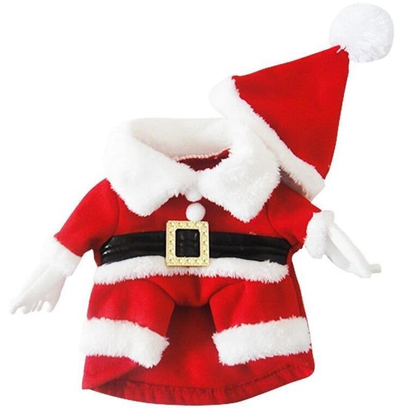 Pet Christmas Clothes Dog Teddy Autumn Winter Cape Cat Cape Clothes Birthday Party Decoration Costume Dog