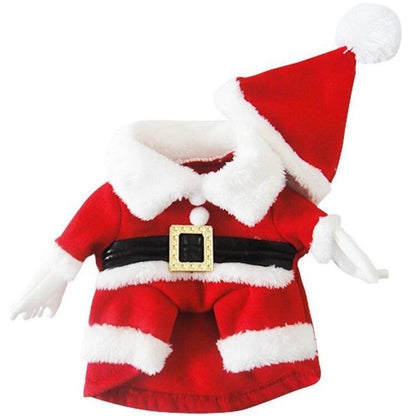 Pet Christmas Clothes Dog Teddy Autumn Winter Cape Cat Cape Clothes Birthday Party Decoration Costume Dog