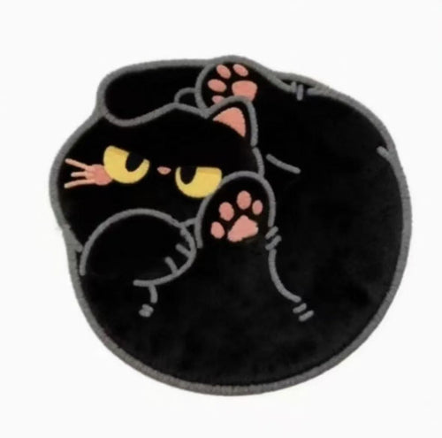 Funny Cat Doormat, 3D Kitten Printed Door Mat, Cute Animal Floor Rug for Entryway Bathroom & Bedroom