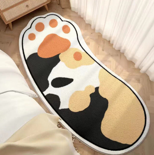 Cat Imitation Cashmere Carpet Bedroom Skin-Friendly Bedside Blanket Bay Window Mat Living Room Carpet
