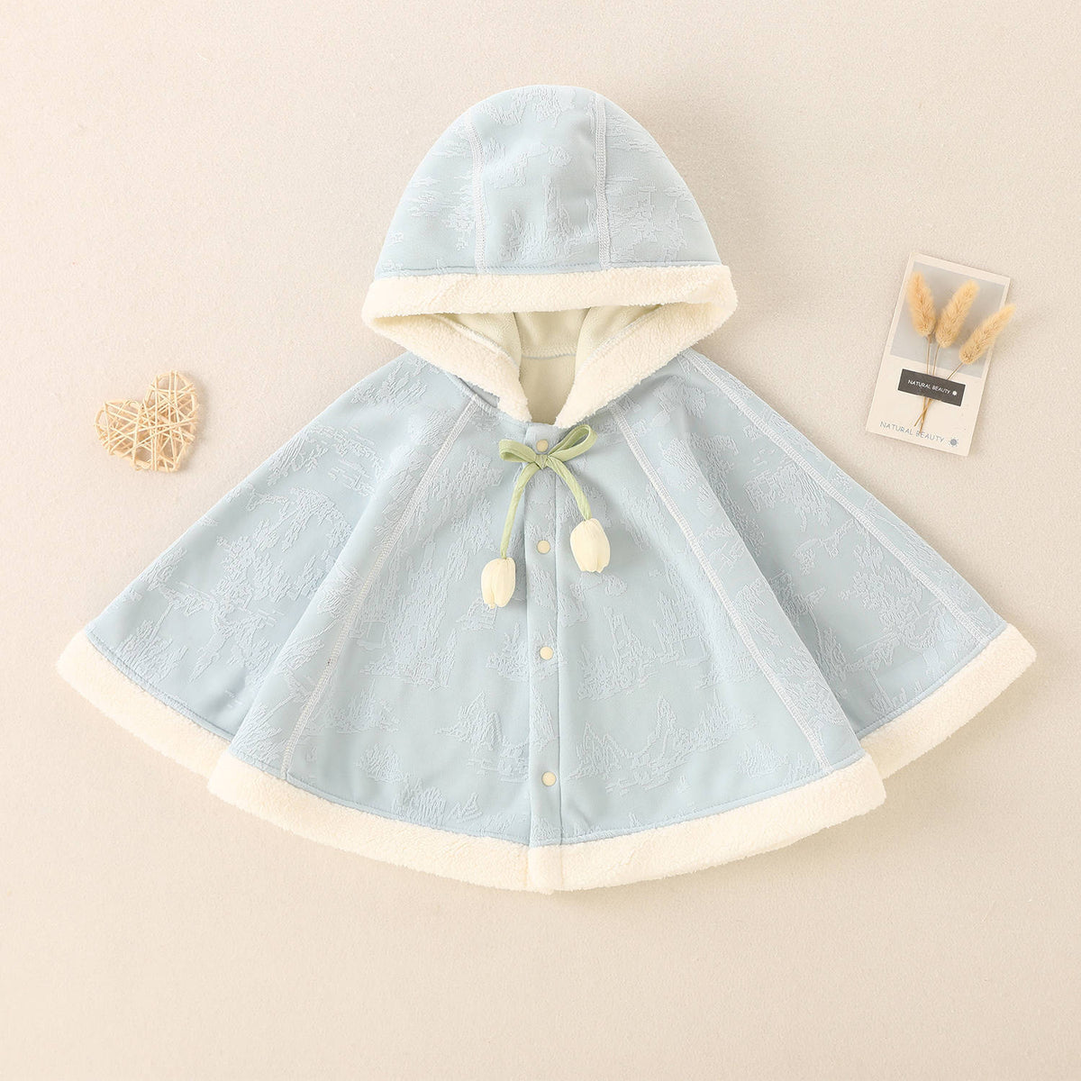 Cute Baby Cloak Outfit – Soft Cozy Jumpsuit for Newborns and Toddlers