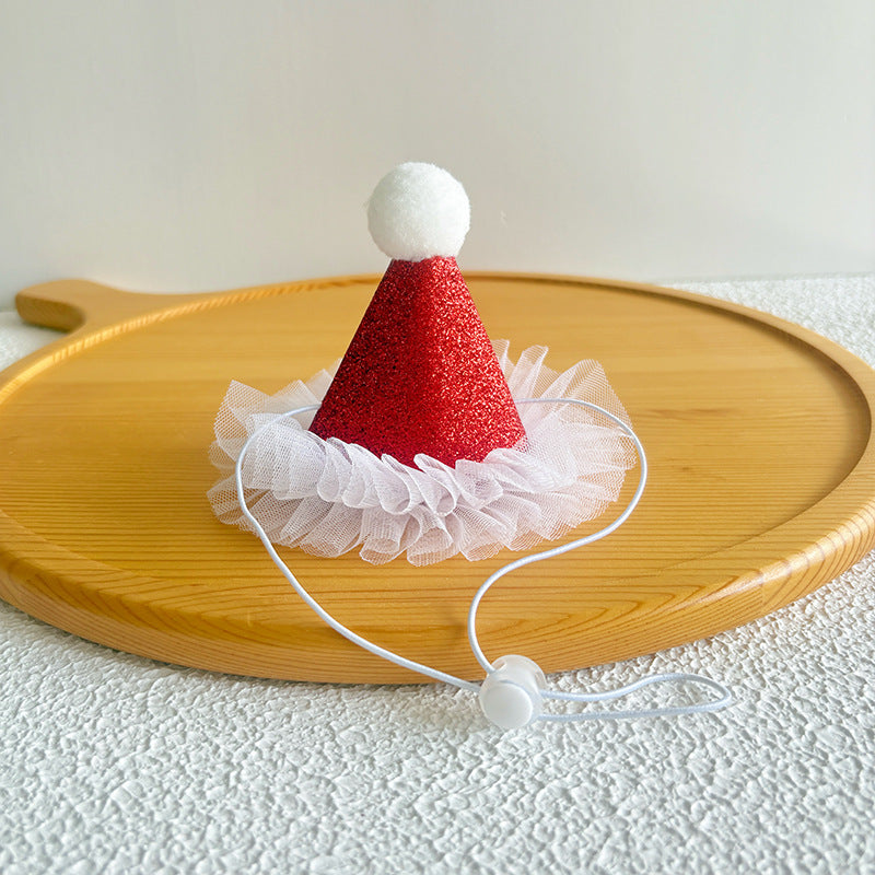 Pet Christmas Hats for Cats and Dogs, Headgear and Woolen Accessories
