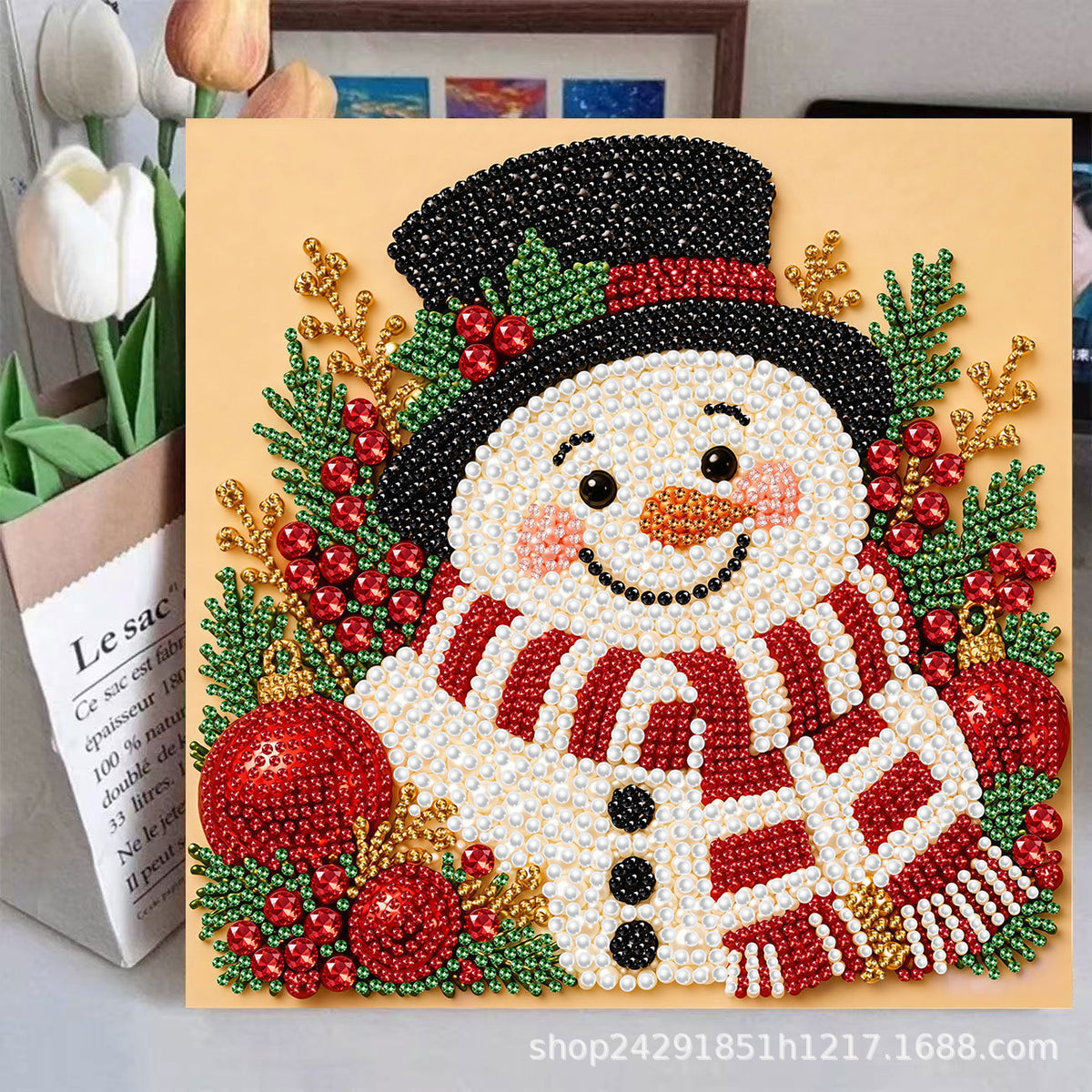 3D Pearl Art DIY Kit – Creative Bead Painting Activity & Wall Decor