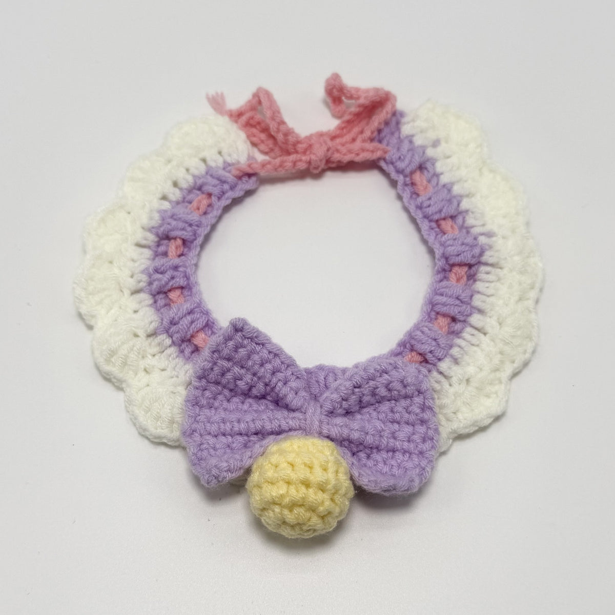 Cat Neck Scarf, Dog Bib, Christmas Knitted Pet Accessories, Collar, Yarn Bow Tie, Dog Drool Bib