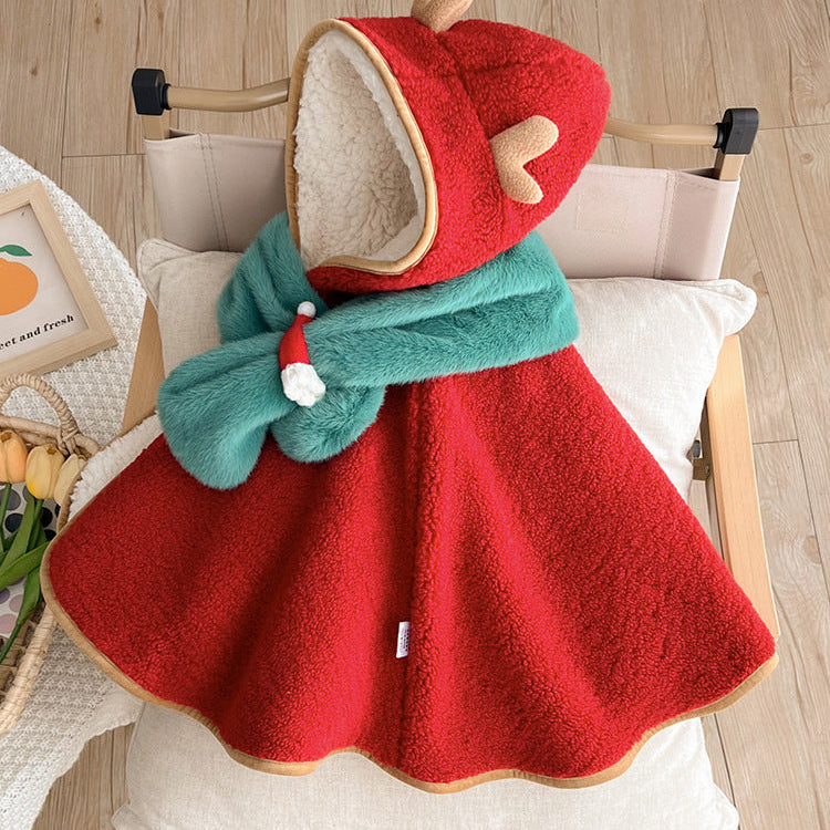 Cute Infant Christmas Cloak – Soft Baby Jumpsuit for Newborns & Toddlers