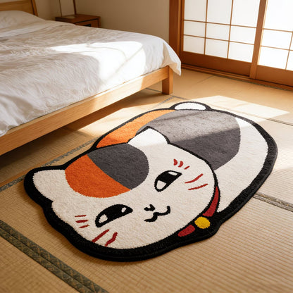 3D Sleeping Cat Doormat, Cute Kitten Door Mat, Funny Animal Floor Rug for Bedroom Bathroom & Entryway