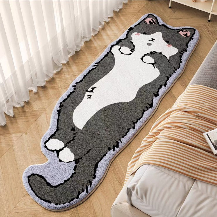 Cat Imitation Cashmere Carpet Bedroom Skin-Friendly Bedside Blanket Bay Window Mat Living Room Carpet